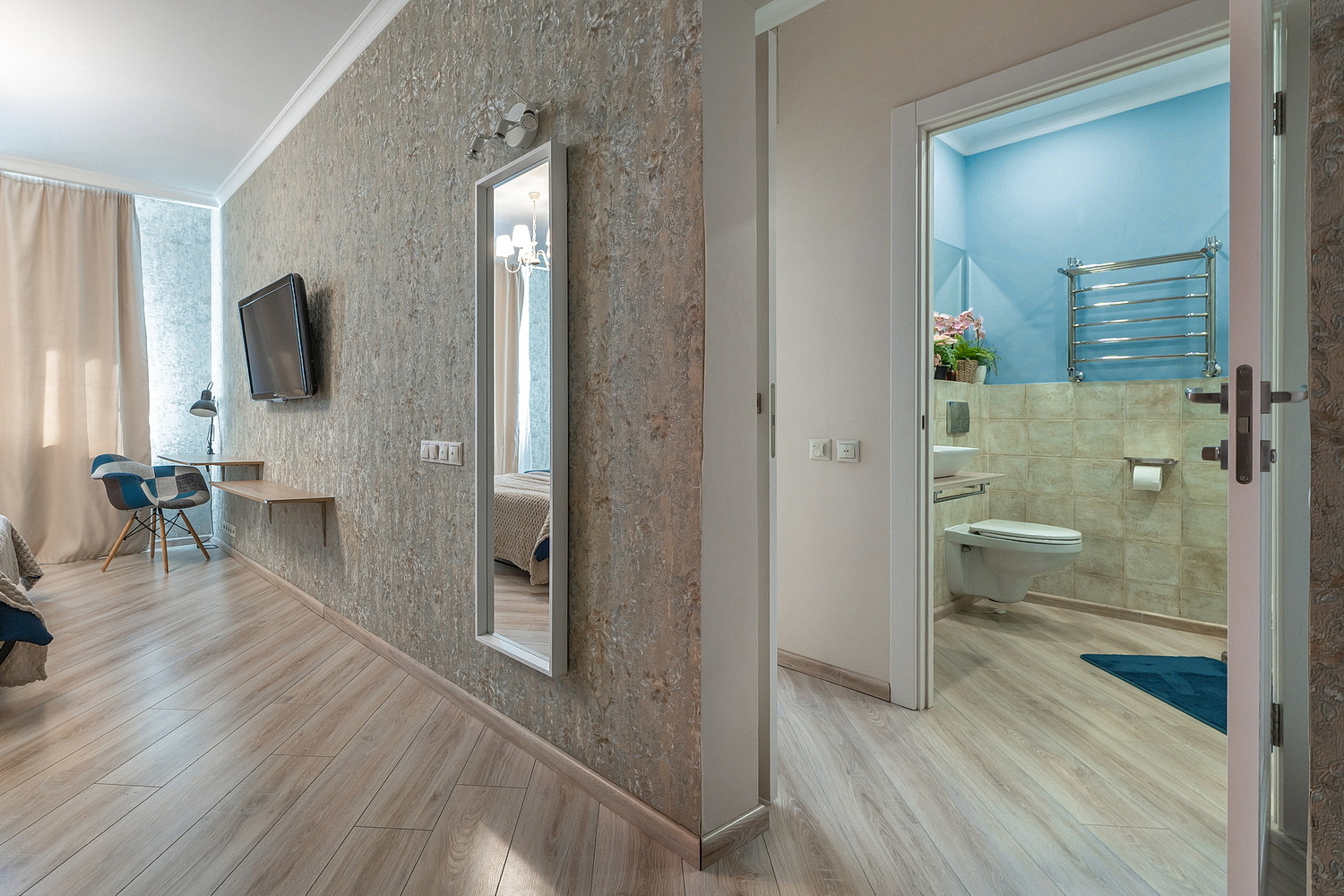 Уютная 1-комнатная квартира с кондиционером в центре у м. Серпуховская. 