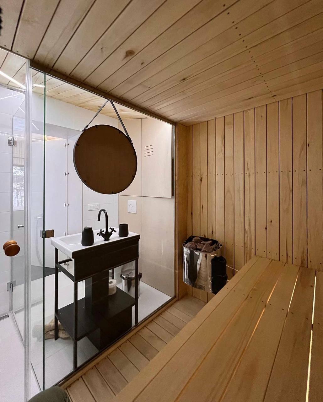  Ультрасовременный домик для отдыха вдвоем с сауной, мангальной зоной и купелью на берегу Немчиновского пруда!