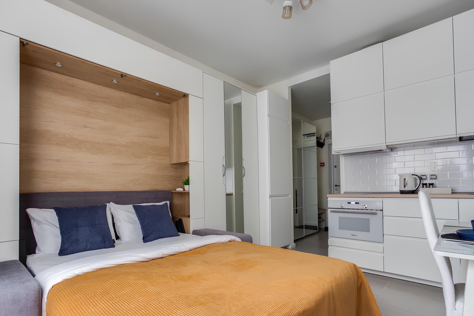 Студия с дизайнерским ремонтом в ЖК бизнес-класса «Лефортово Парк»