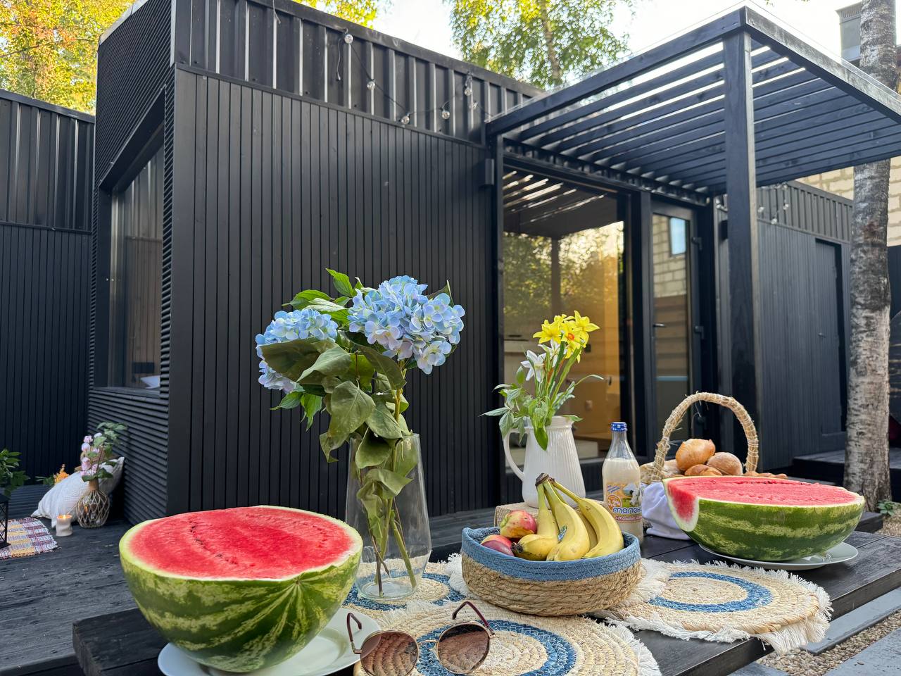 Ультрасовременный домик для отдыха вдвоем с сауной, мангальной зоной и купелью на берегу Немчиновского пруда!