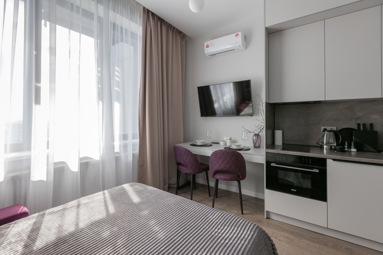 Уютная студия на Серебрякова