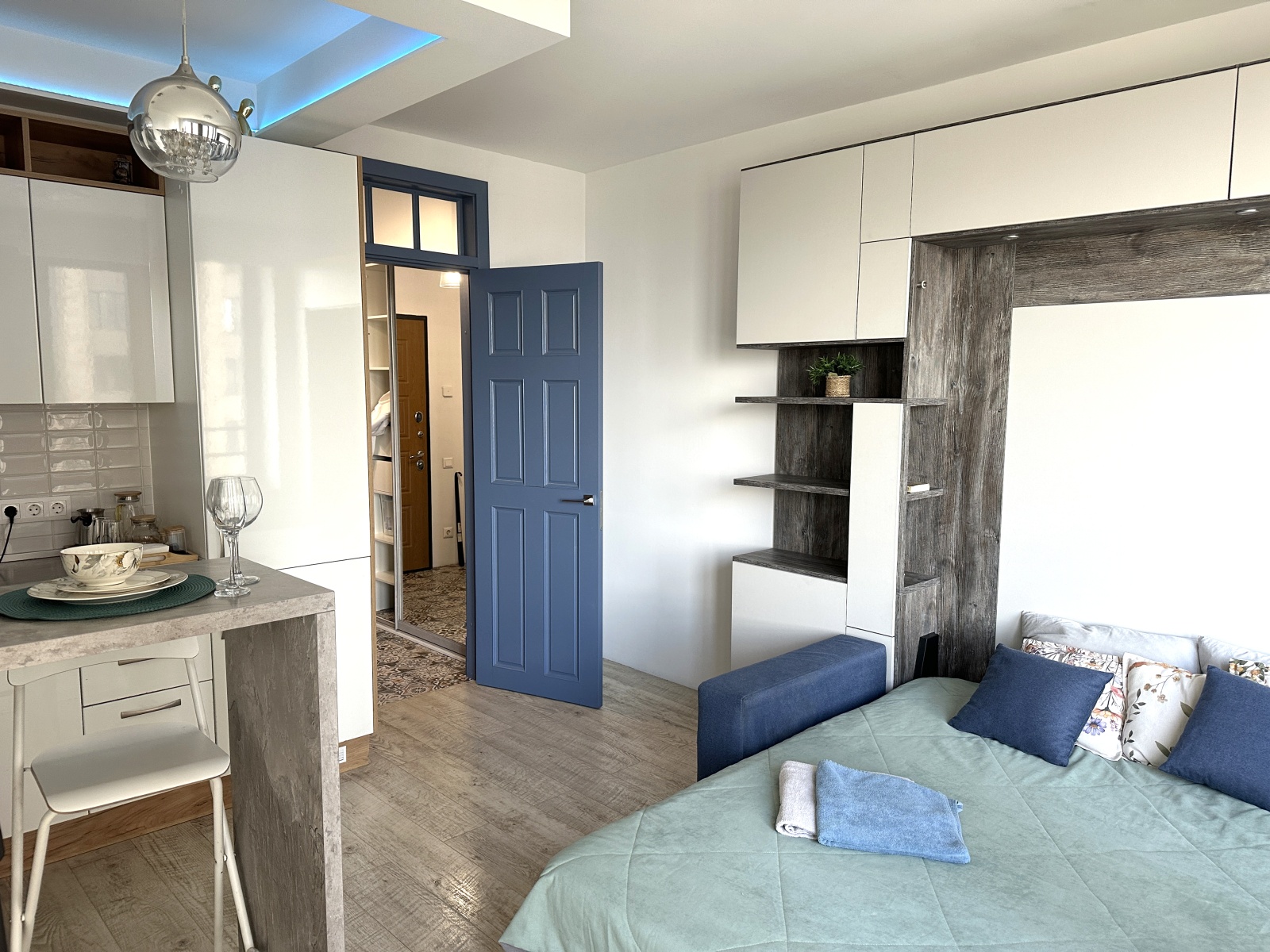 Гостим тут - Апартаменты Santorini в ЖК бизнес-класса на 15 этаже