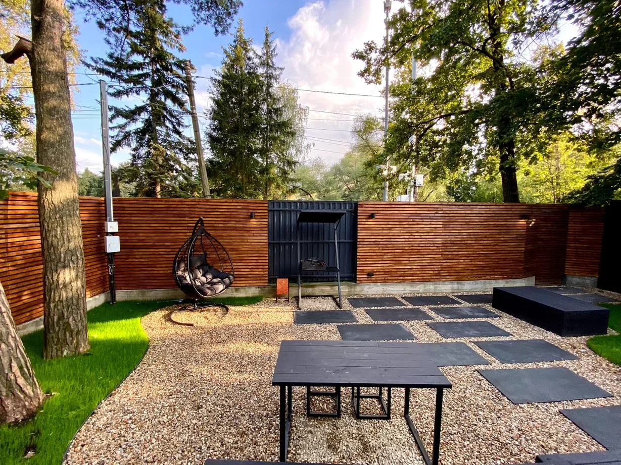  Ультрасовременный домик для отдыха вдвоем с сауной, мангальной зоной и купелью на берегу Немчиновского пруда!