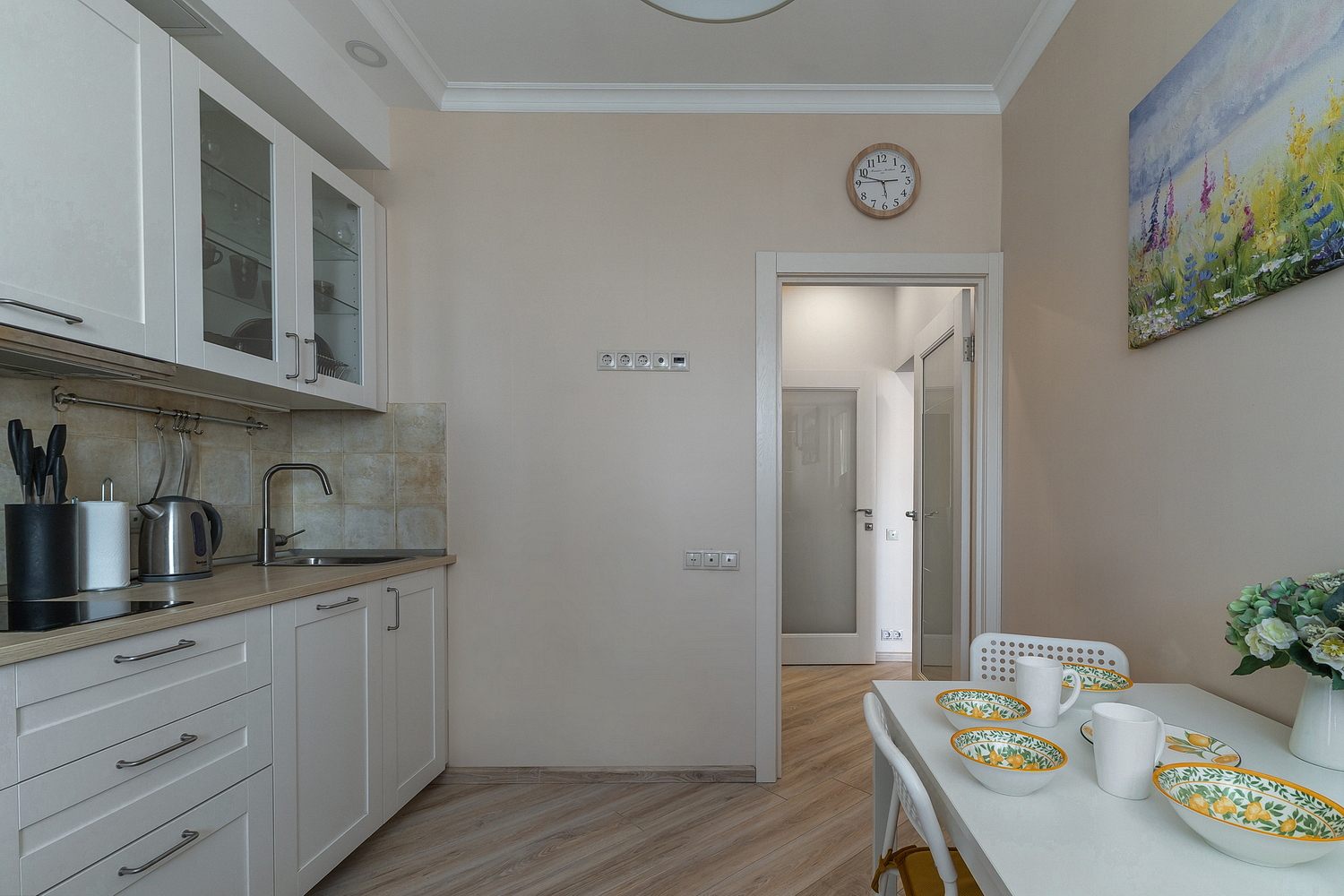 Уютная 1-комнатная квартира с кондиционером в центре у м. Серпуховская. 