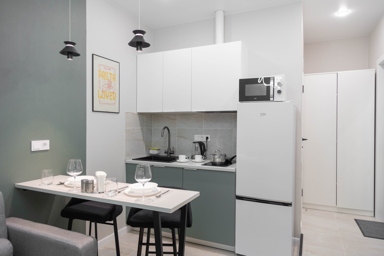 Уютная студия на Стремянном переулке