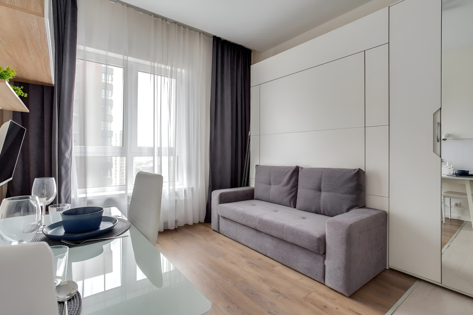 Студия с дизайнерским ремонтом в ЖК бизнес-класса «Лефортово Парк»