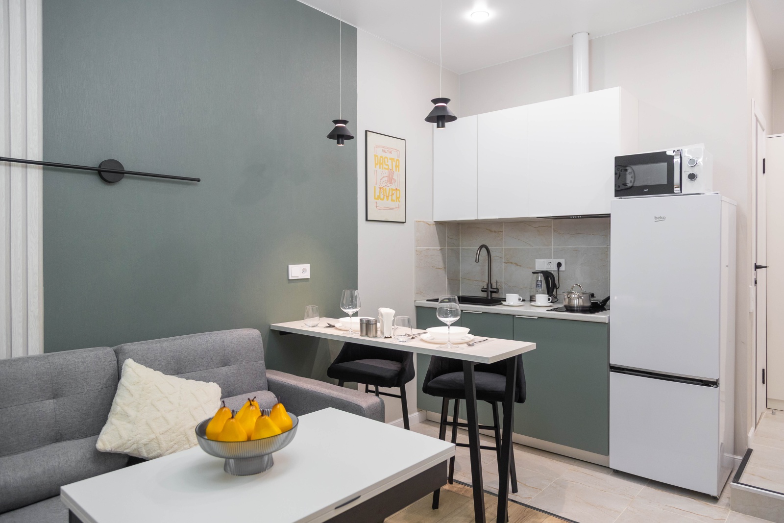 Уютная студия на Стремянном переулке