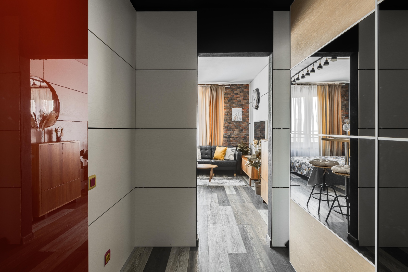 Апартаменты «LOFT SKY VIEW» на 45 этаже. 