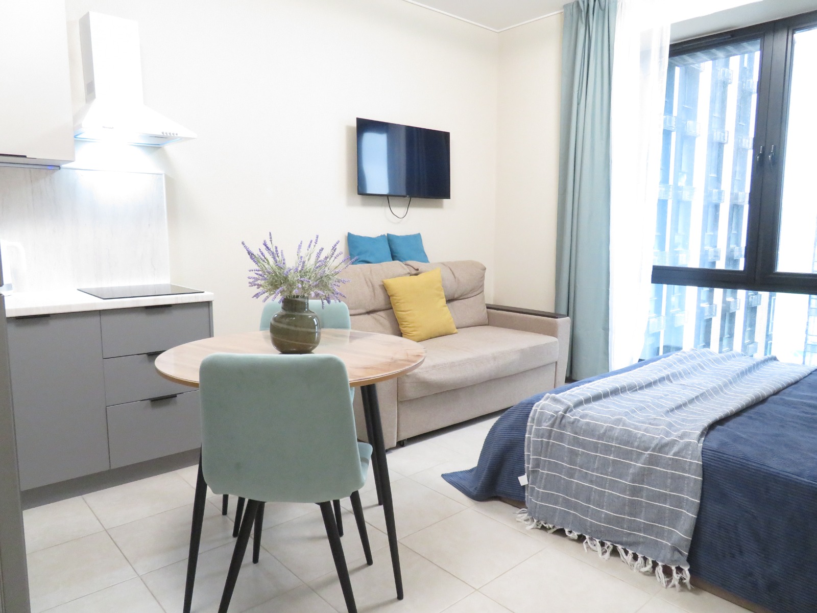 Уютная комфортная студия в корпусе Лондон ЖК "Метрополия"