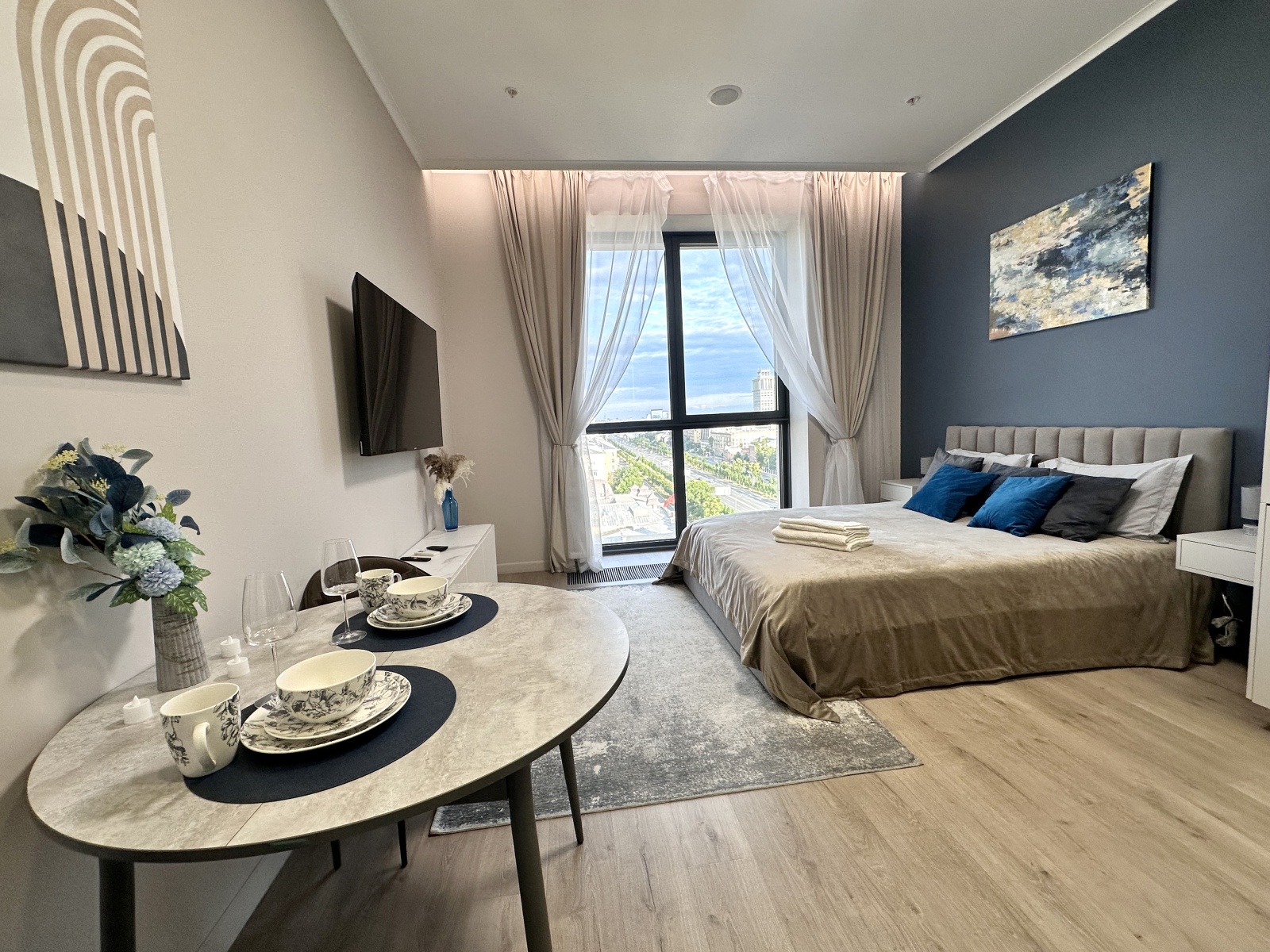 Гостим тут - Апартамент New York в ЖК премиум-класса Alcon Tower