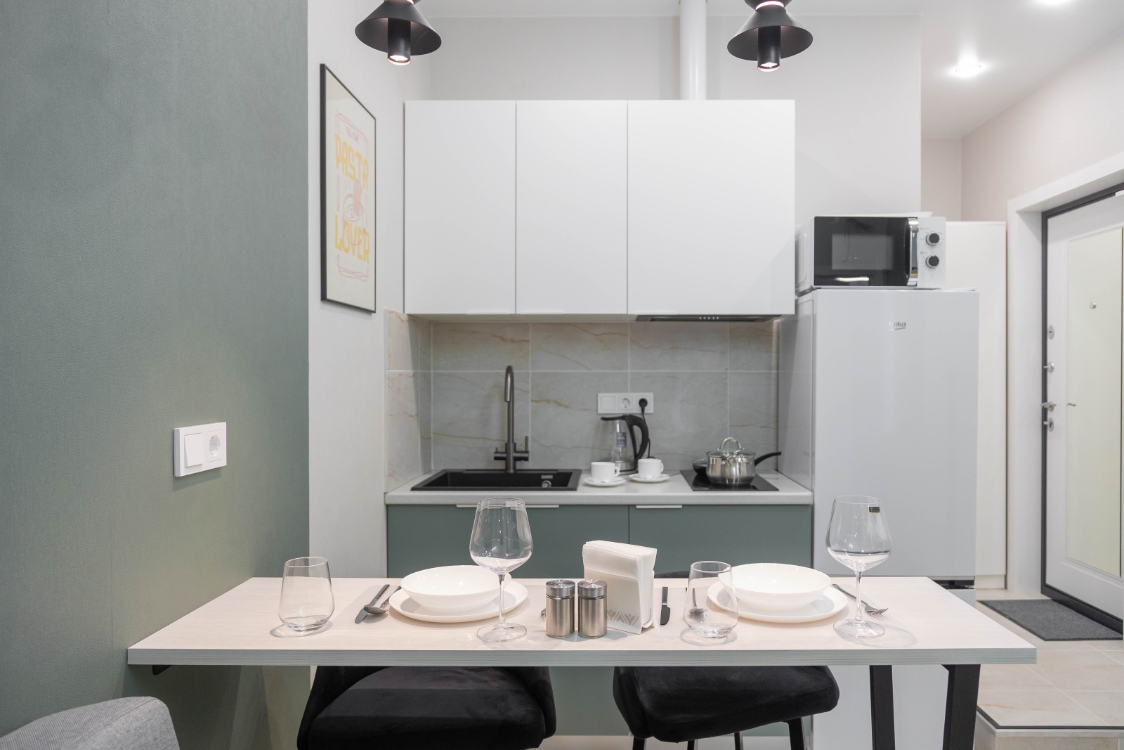 Уютная студия на Стремянном переулке