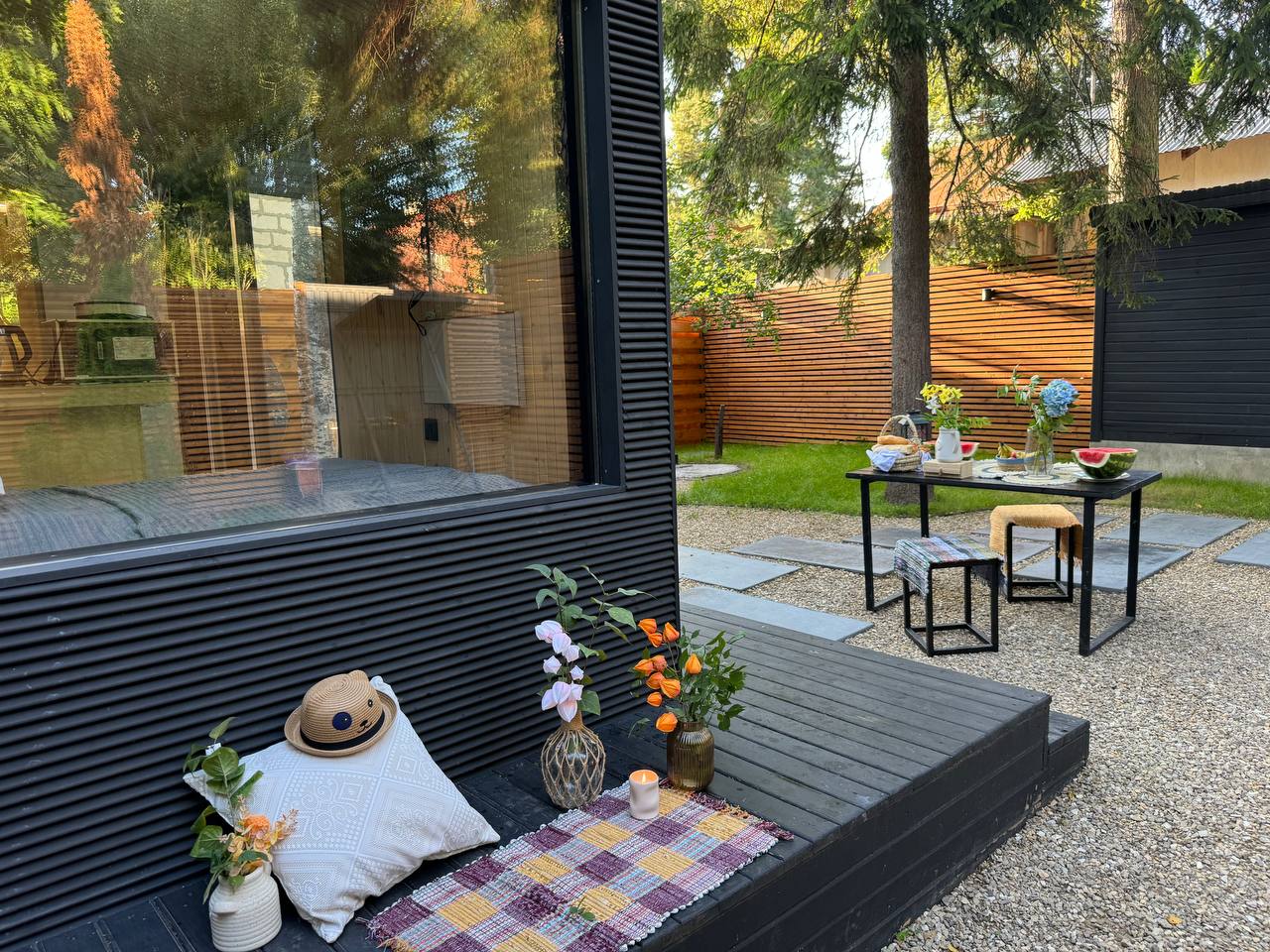 Ультрасовременный домик для отдыха вдвоем с сауной, мангальной зоной и купелью на берегу Немчиновского пруда!