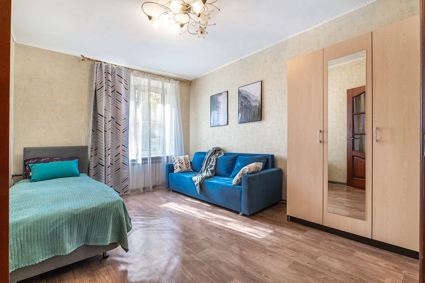 Возле ЦИТО пятиместная 2-комнатная квартира у метро Войковская— идеальный вариант для комфортного проживания в Москве! 