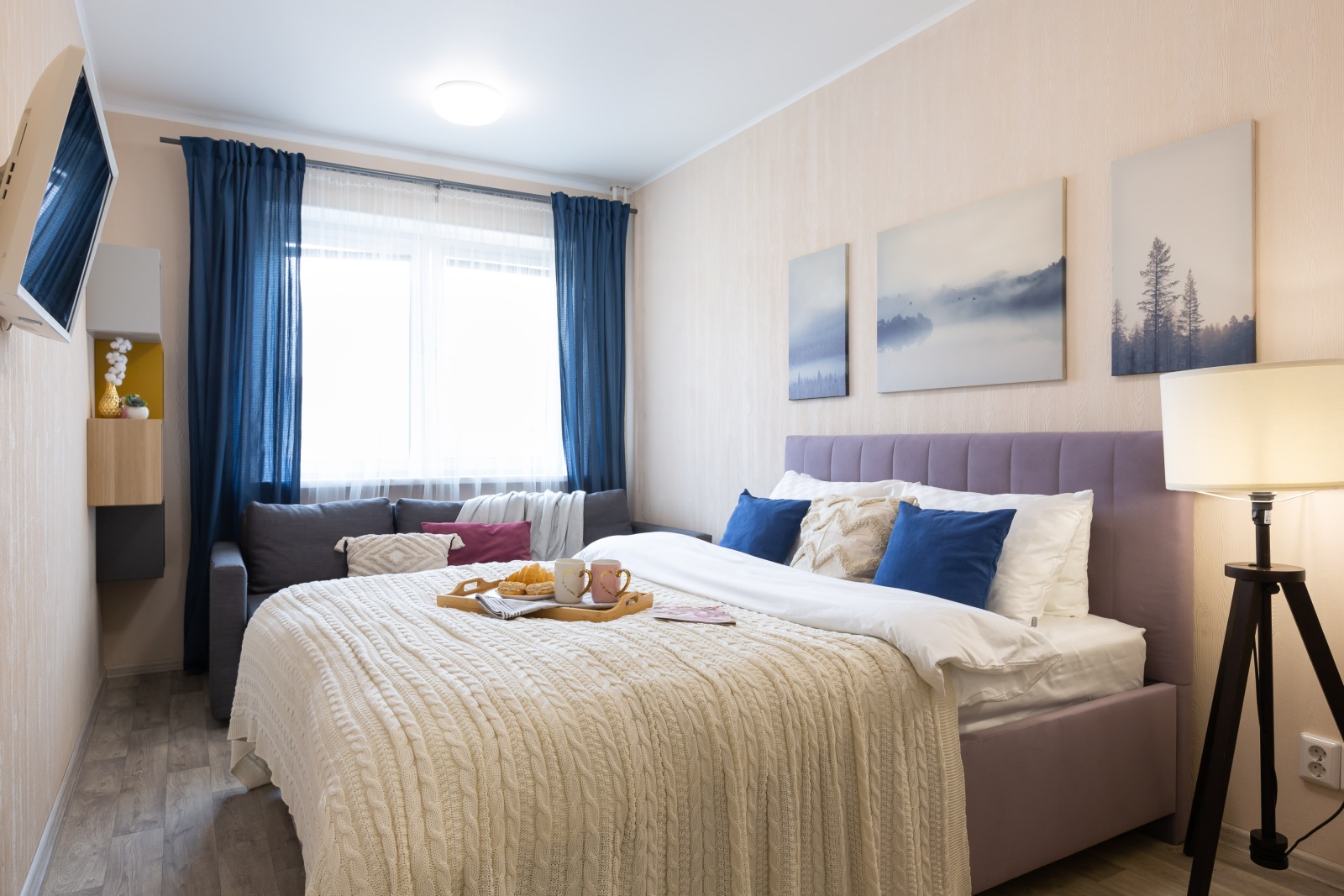 Life Apartments Дизайнерская 1-к квартира на 16 этаже 