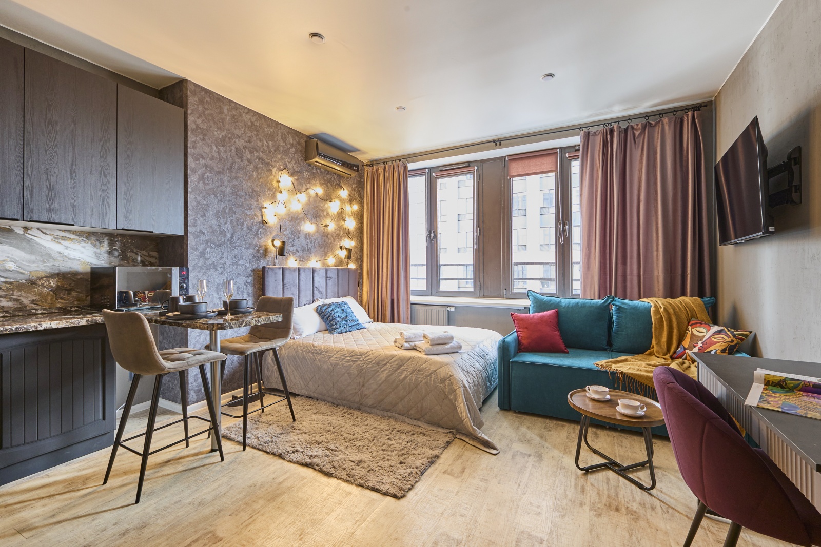 Апартамент Emerald Suite в ЖК Савёловский сити