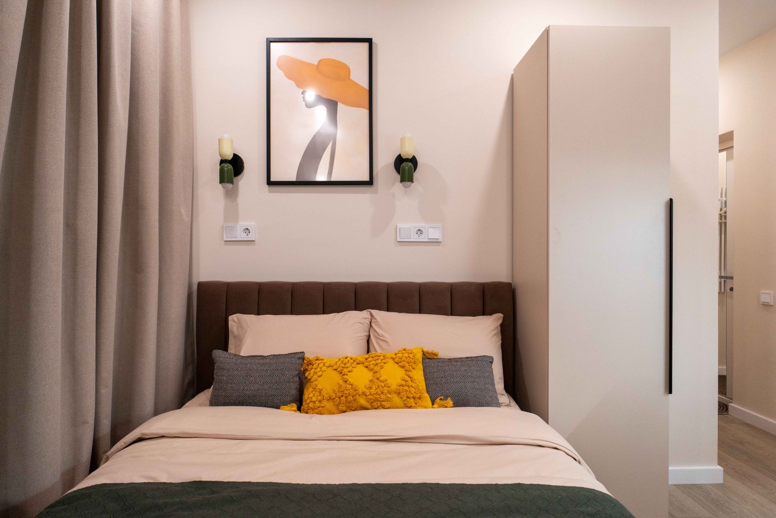 Уютная студия на Новоостаповской