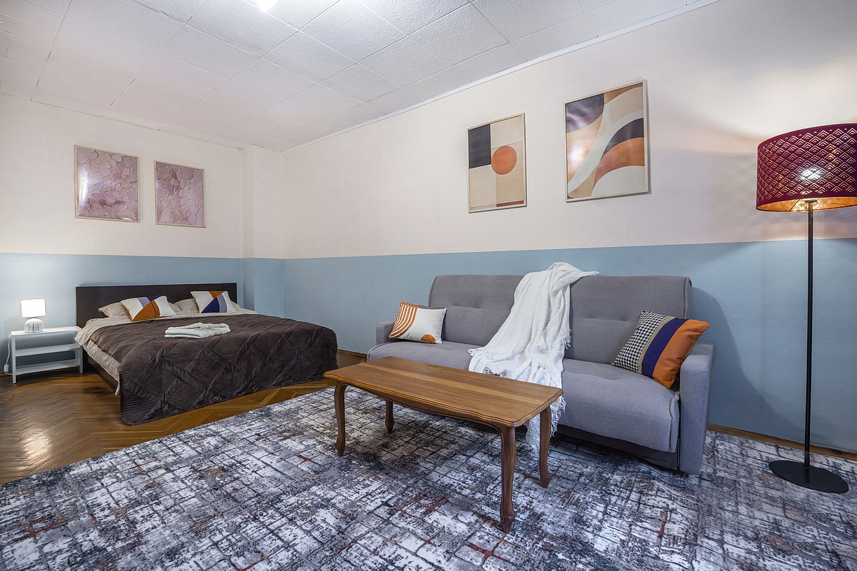 Рядом с ВДНХ 1-комнатная квартира для 5 гостей!