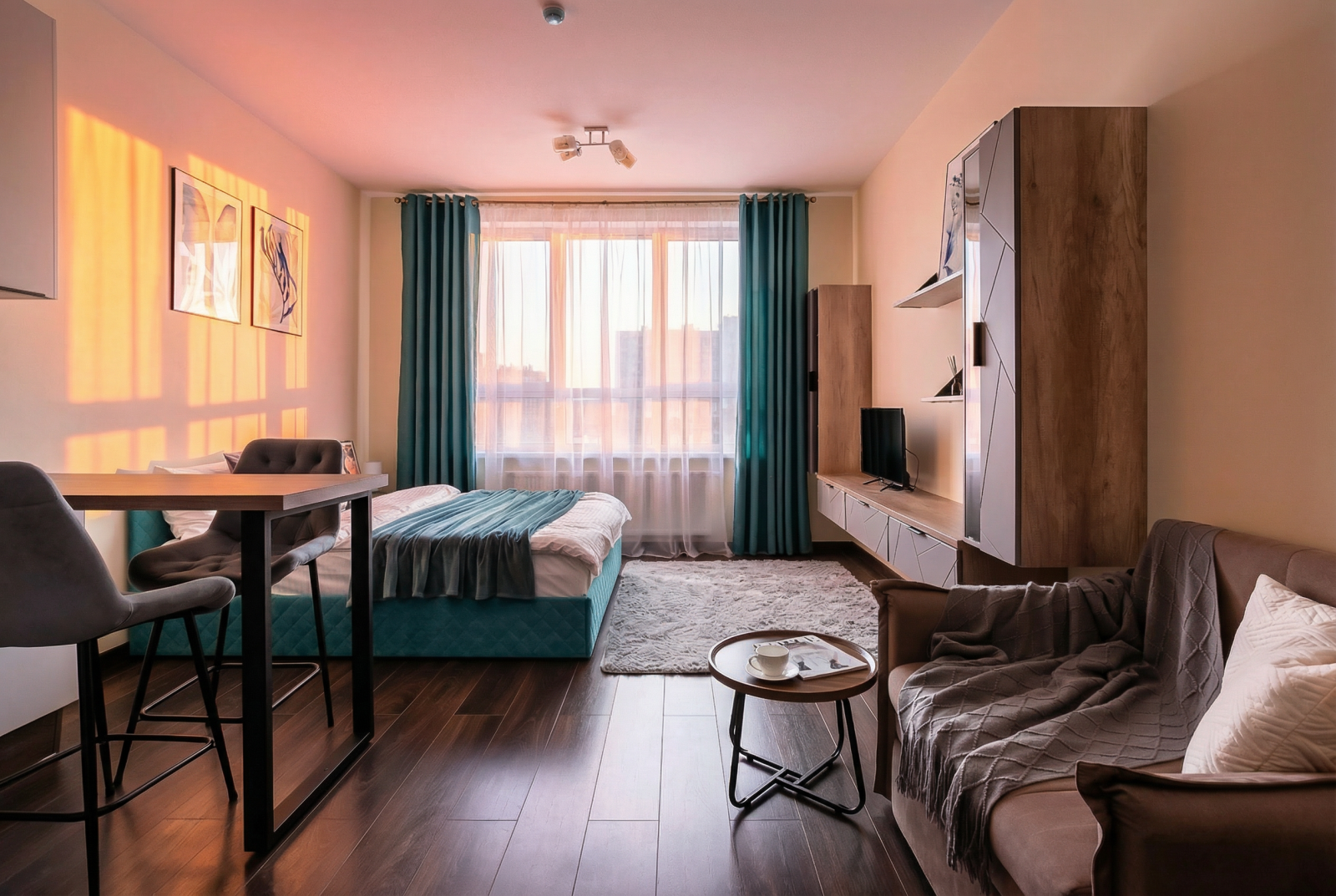 Просторная студия 31м в ЖК Варшавская Life