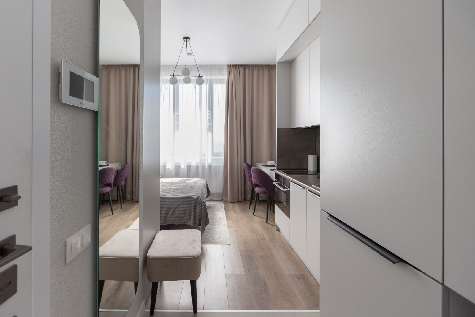 Уютная студия на Серебрякова