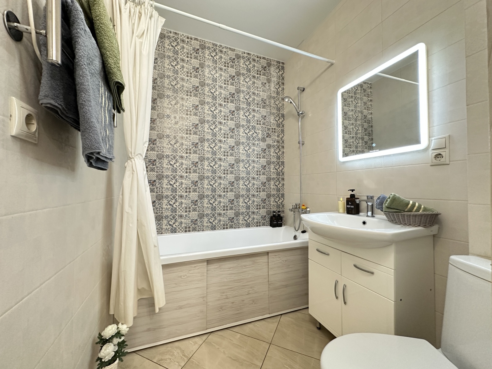 Уютная и стильная 1-комнатная квартира в 2-минутах от метро