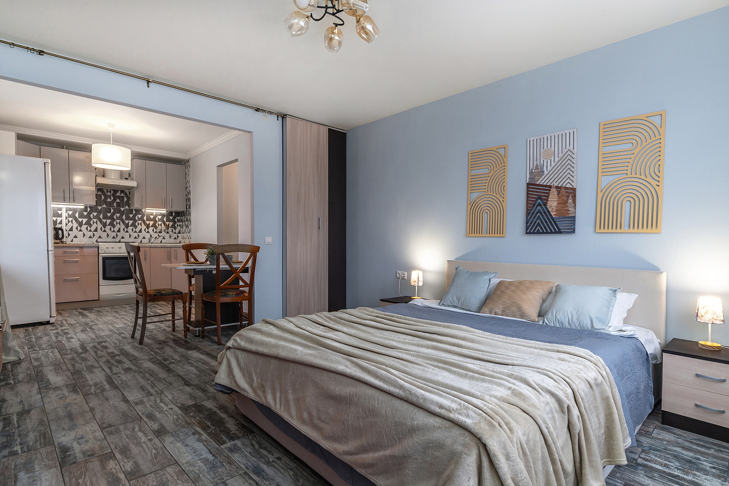  2-комнатная квартира в Измайлово для 3 гостей! 