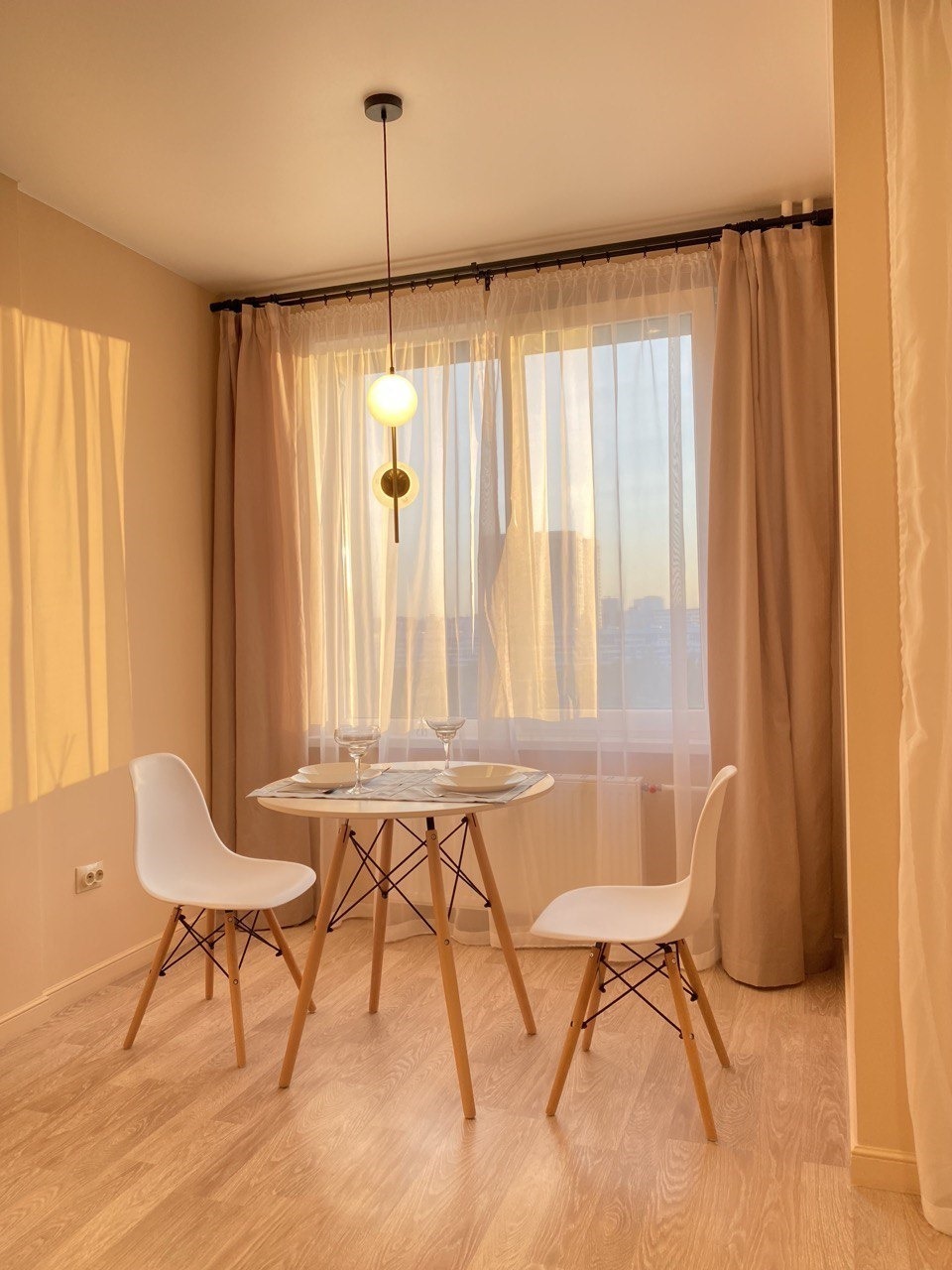 Шикaрная студия с современным peмонтoм.