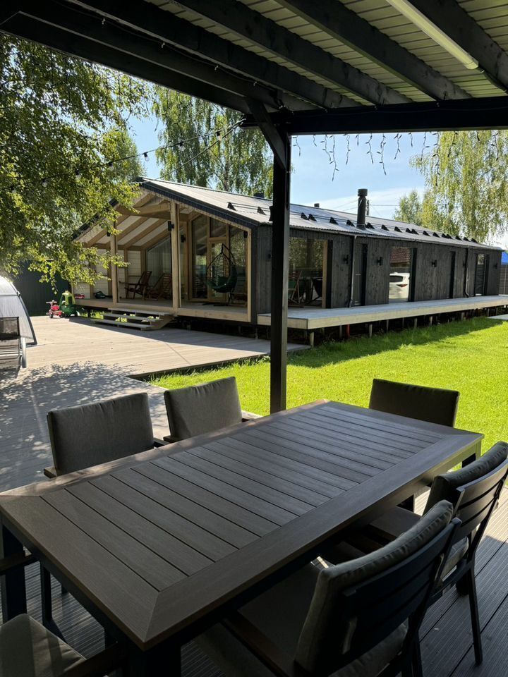 ДубльДом «DreamDom» 160 м² с летним бассейном