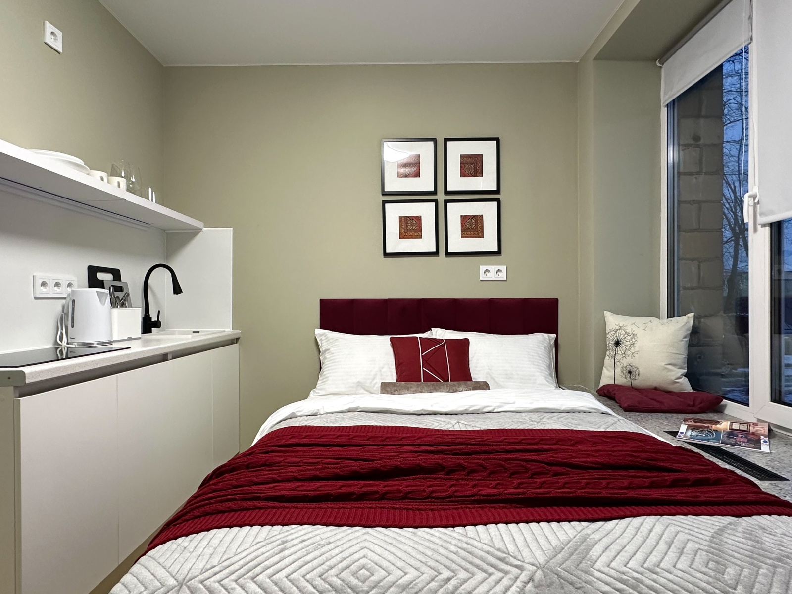 Уютная студия На Дубининской