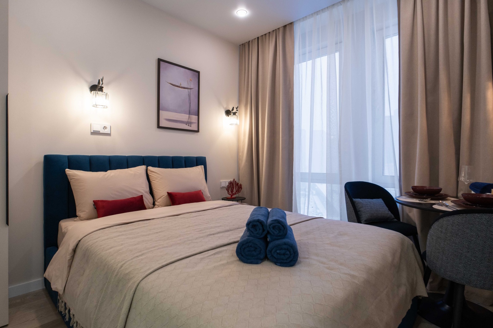 Уютная студия на Новоостаповской