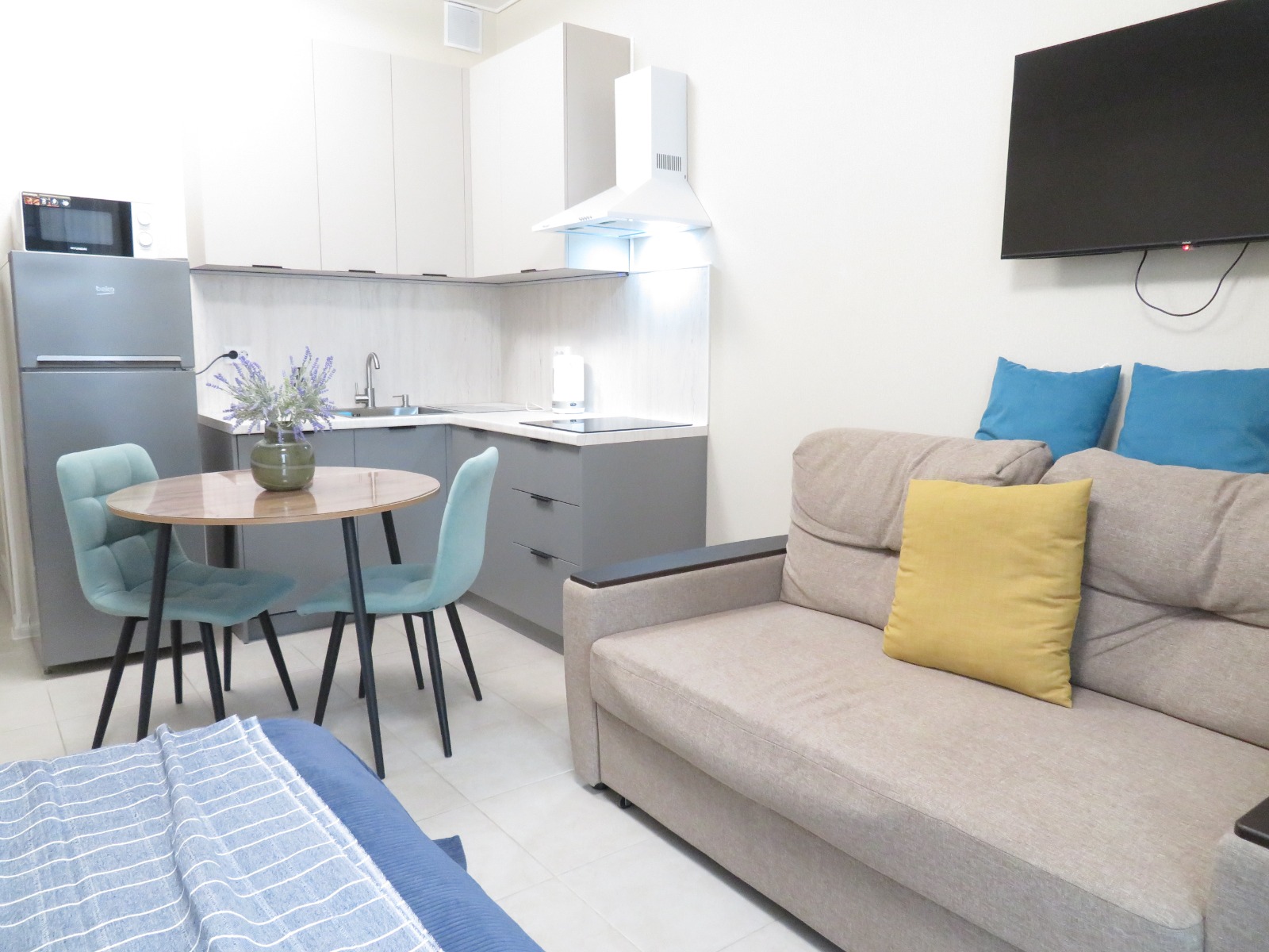 Уютная комфортная студия в корпусе Лондон ЖК "Метрополия"