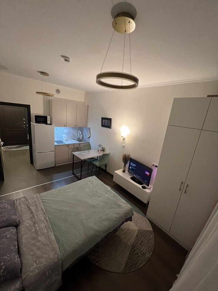 Уютная студия окoлo метpо Бегoвaя