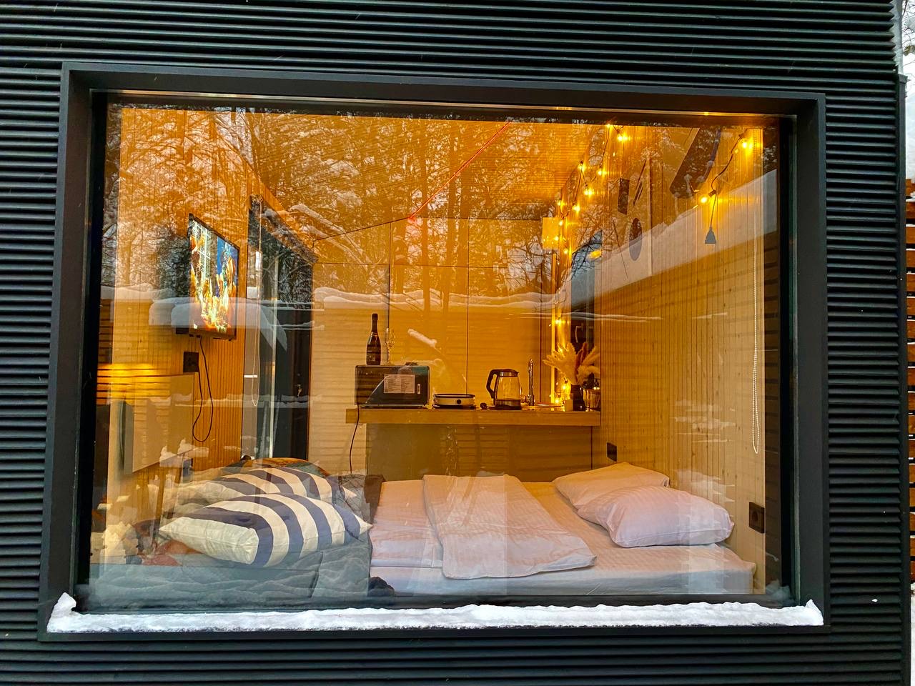 Ультрасовременный домик для отдыха вдвоем с сауной, мангальной зоной и купелью на берегу Немчиновского пруда!