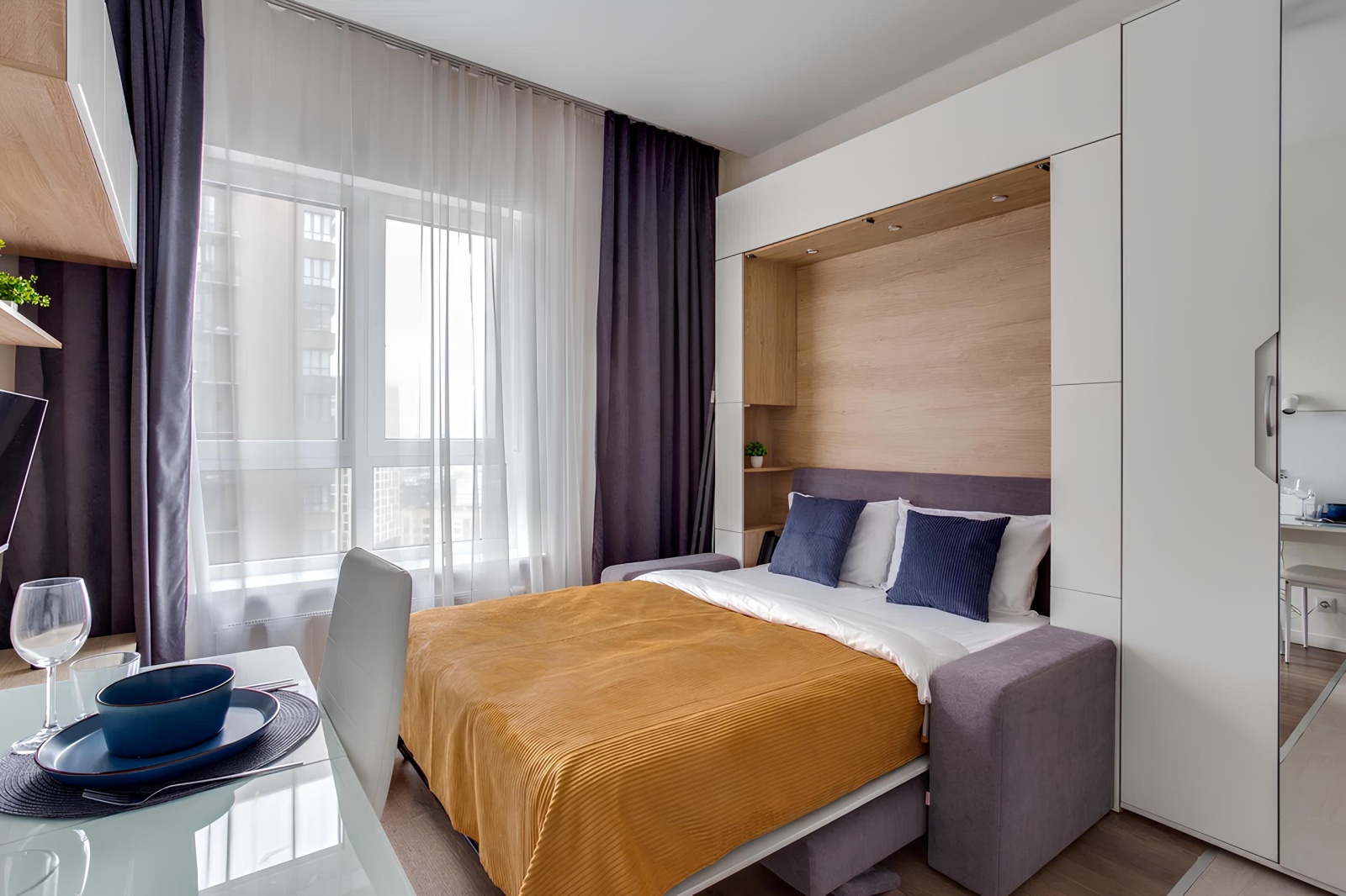 Студия с дизайнерским ремонтом в ЖК бизнес-класса «Лефортово Парк»