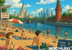Места для купания в Москве
