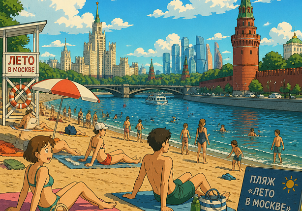 Места для купания в Москве