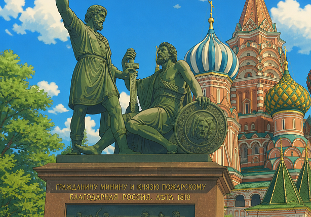 Памятник Минину и Пожарскому в Москве
