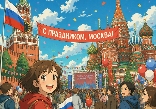 Как празднуют день города в Москве